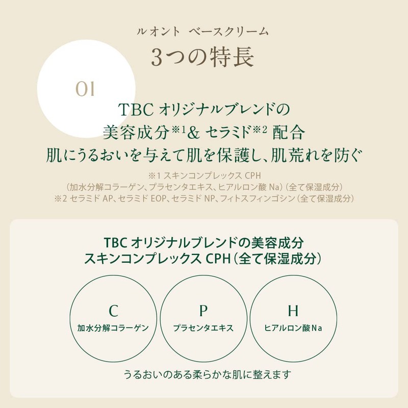 TBC LUWONT Base Cream, 1.1 oz (30 g) (BB Cream