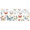 RoomMates RMK3263SCS Lisa Audit Butterfly Quote Peel and Stick Wall
