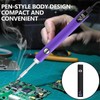 Soldering Pen Battery LCD 2.7V/3.4V/4.2V, Rechargeable Thread Burner kit