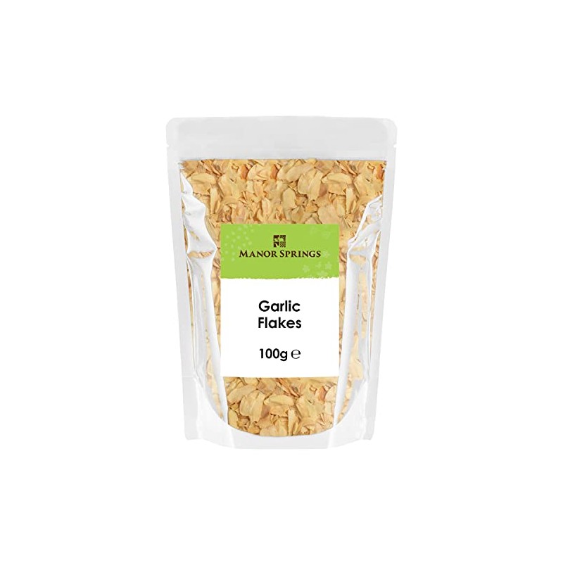 Garlic Flakes 100g by Manor Springs