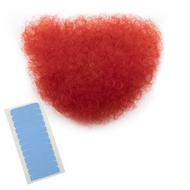 puheca Fake Private Handmade Body Hair Invisible Realistic Full Lace Bikini Corporal Hairs Fake Chest Hairs Fake Mustache