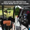 Golf Iron Head Covers Numbers Synthetic Leather Headcover Deluxe Value