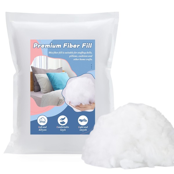ZXIIXZ 300g/10.5oz Polyfill Stuffing, Polyester Fiber Premium Polyfill Stuffing for