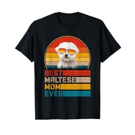 Vintage Best Maltese Mom Ever Mother's Day T-Shirt