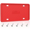 QiqaMole Silicone License Plate Frames, License Plate Holder for US