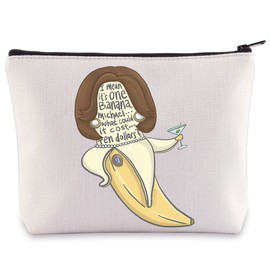 BWWKTOP Lucille Bluth Cosmetic Makeup Bag Lucille Bluth Fans Gift I Mean It's One Banana Michael What Could It Cost Ten Dollors Makeup Zipper Pouch Bag Lucille Bluth Merchandise (One Banana)