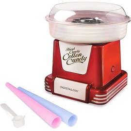 Nostalgia Cotton Candy Machine - Retro Cotton Candy Machine for Kids with 2...