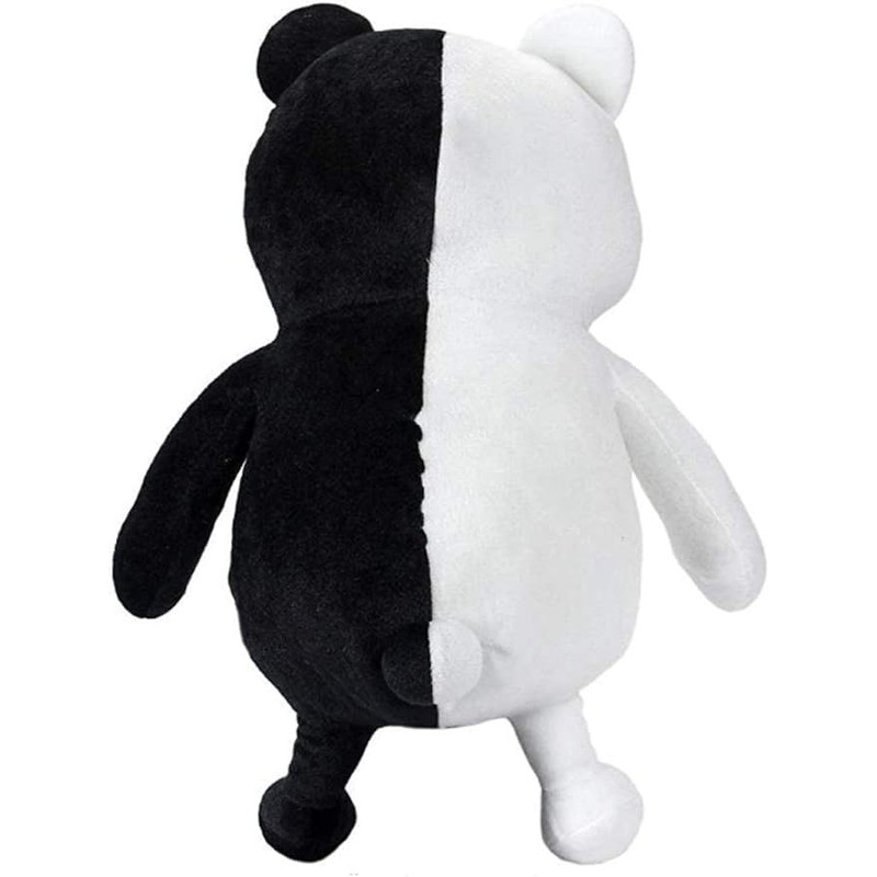 Werycos 25cm / 9.84in Black White Bear Plush Anime Stuffed