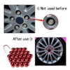 Nihfien 24pcs Wheel Nut Cap 19mm Wheel Bolt Nut Caps