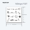 INKARTLINK Temporary Tattoos, Semi-Permanent Tattoo, 16 design/1 set Premium Easy