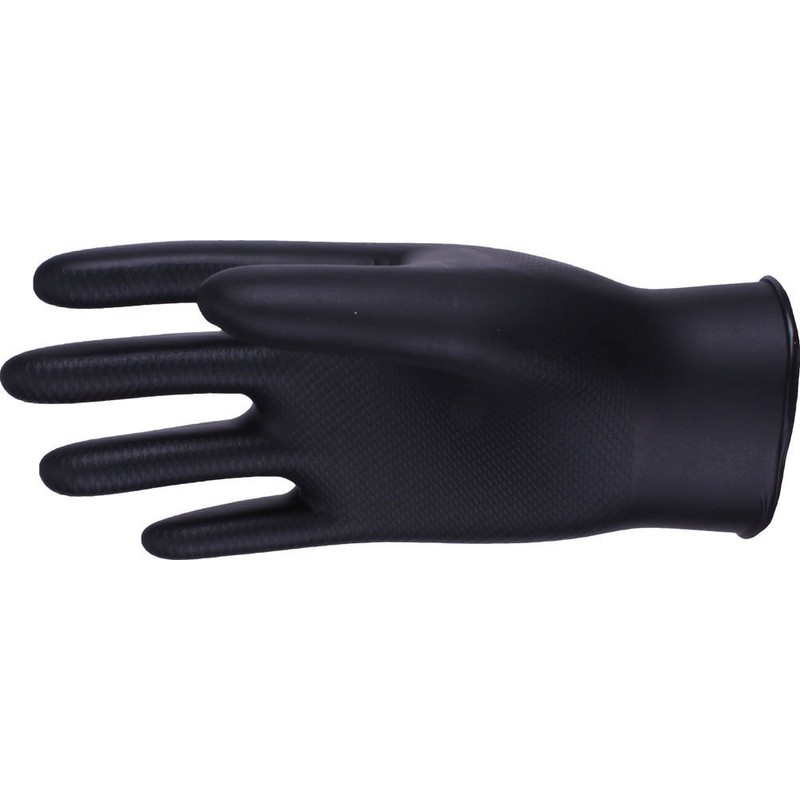 UCI DG-Maxim-BK Nitrile Powder Free Gloves - Black - X