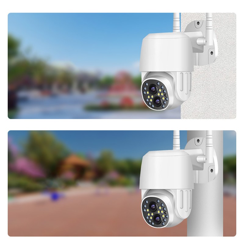WiFi Security Camera 1080P 2MP Night Vision 2 Way Audio