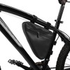 Black Tear Resistance Nylon Triangular Bicycle Kettle Front Beam Bag