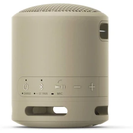 Sony SRS-XB13 Extra BASS Wireless Portable Compact Speaker IP67 Waterproof Bluetooth, Taupe (SRSXB13/C)