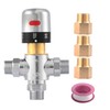 TreMax Thermostatic Mixing Valve - Hot & Cold Water Mixer,