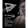 G5 Striker V2 Fixed 3-Blade Broadhead - Archery Hunting Steel