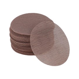 HEROFFIX 50 Pcs 6 Inch Abranet Sanding Mesh Anti-Clog Hook Loop Dust Free Net Sandpaper 150 Grit Brown Aluminum Oxide