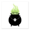CafePress Witch Cauldron Square Car Magnet 3 X 3 Square