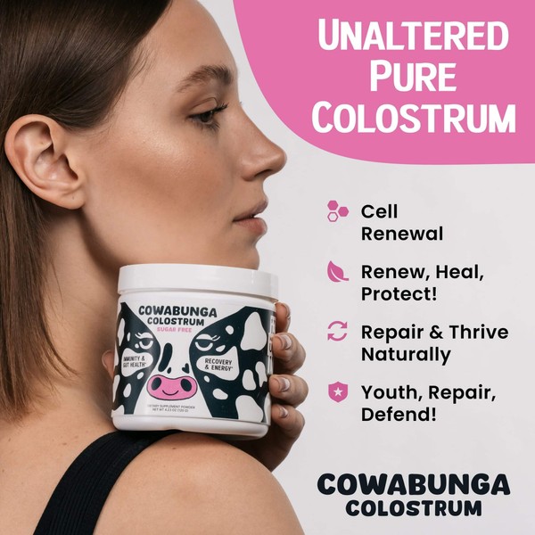 SonoHealth SonoHealth Cowabunga Colostrum - Premium, Pure & Unaltered Colostrum