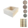 Generic 30Pcs (6x6x3 in) Mini Cake Boxes+2 stickers with Display