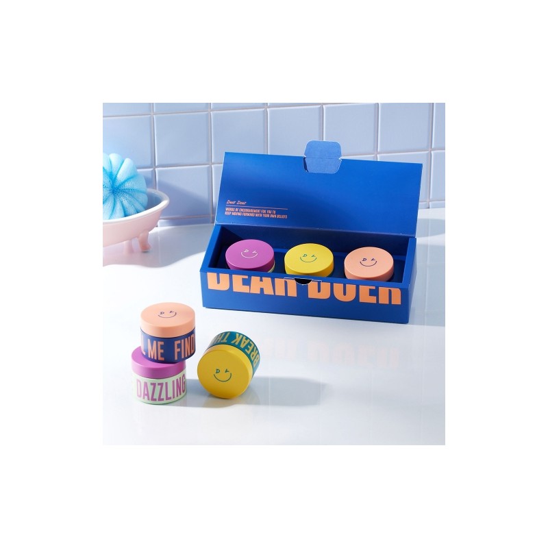 Deardor Mini Body Scrub 3-Piece Gift Set 37ml / 디어도어
