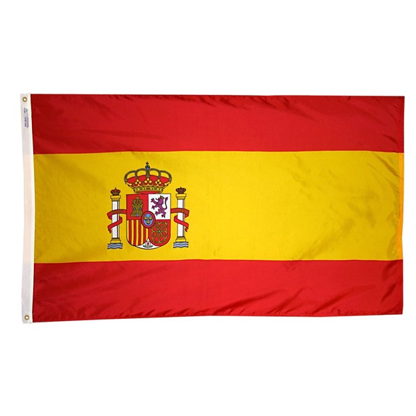 Annin Flagmakers Spain Flag USA-Made to Official United Nations Design