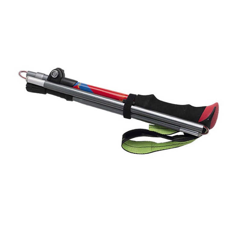 Hiking Stick Aluminum Alloy Portable Lightweight Telescopic Walking Stick for