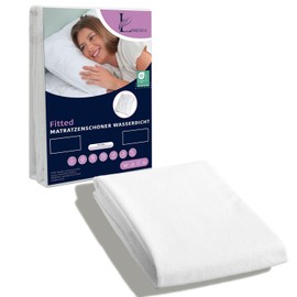 Limenda Mattress Protector, Incontinence Pad, Washable, Waterproof Mattress Overlay, Moisture Protection, 140x200cm, Mattress Cover