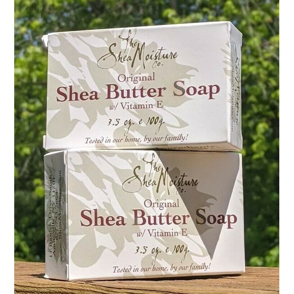 SHEA BUTTER SOAP / VITAMIN E (2 BARS) 3.5oz each bar, Natural Ingredients