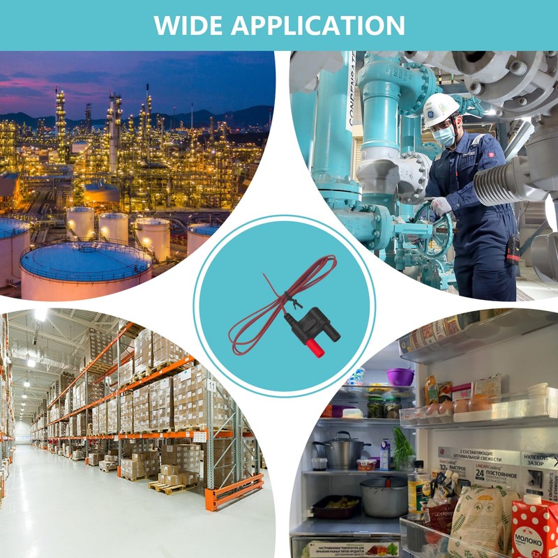 80BK-A Type K Thermocouple, Temperature Bead Probe, Clamp for Fluke