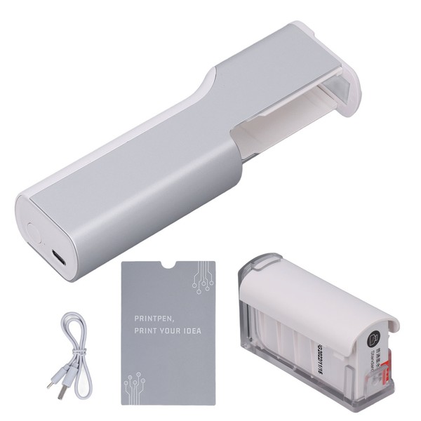 Handheld Printer Rechargeable Inkjet Print Machine Mobile Printer for DIY