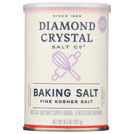 Diamond Crystal Baking Salt, Fine Kosher Salt 8.5oz