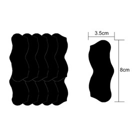 Mitesserentferner Stripes (10 Stück), Nosestripes Blackheads, Entfernen Mitesser und Unreinheiten, Für normale Bis fettige Haut, Schwarz