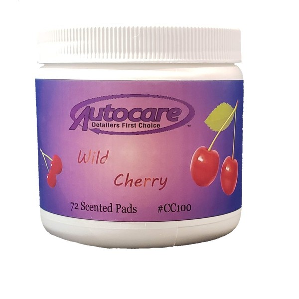 Autocare Car Chips Wild Cherry Scented Paper Air Freshener Pads