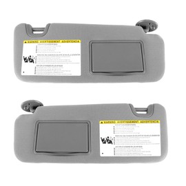 PEVAST Left Driver Side Sun Visor Compatible with Toyota Highlander 2014 2015 2016 2017 2018 2019 Sun Visor Replacement 74320-0E074-B0(Grey)