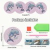 5D Diamond Art Dolphin Coasters, DIY Diamond Coaster Set for