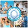 Neck Cooling Tube, Reusable Ice Neck Cooler Wrap, Wearable Cooling
