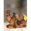 Sitting Camel Nativity Scene [Height: 9 cm, Hand Painted Polyserine/Resin]