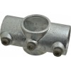 Kee 1-1/2" Pipe, Two Socket Cross, Malleable Iron Cross Pipe