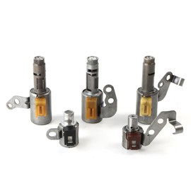 Bulubiu 5PCS CTV Transmission Solenoid Kit U140E Fit for Lexus To-yota RAV4 Camry Highlander Solara Celica aftermarket part Replace OE U241E U240E U140F