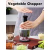 Food Chopper, Hand Chopper Dicer Easy to Clean, Manual Slap