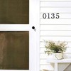 HASWARE House Number Sign 4 inch Modern Door Numbers Signage