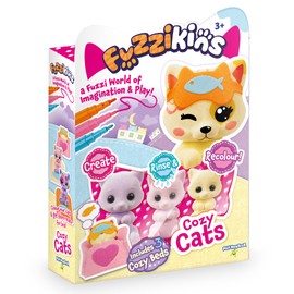 Fuzzikins FF001 Doll Set, Cozy Cats