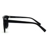 Mens TR90 Classic Polarized Racer Fashion Sunglasses Matte Black Solid