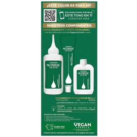 Tinte para cabello Nutrisse Oleos sin amoniaco 5.5 castaño claro caoba