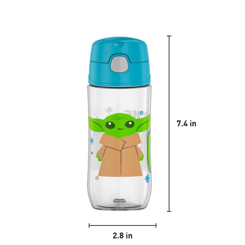 THERMOS FUNTAINER Botella de hidratación de plástico de 16 onzas
