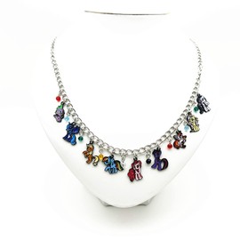 KEWVYBZ Litle Pony Metal Charm Necklace Gifts for Woman