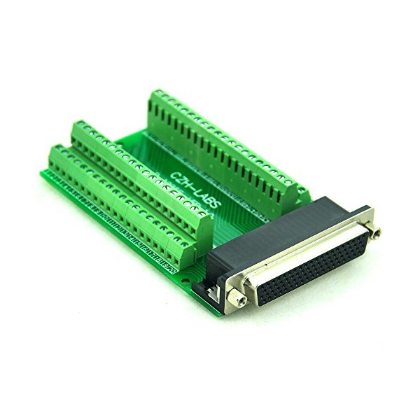 Electronics-Salon Slim Right Angle D'SUB DB78HD Female Header Breakout Board