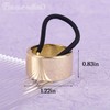 Framendino, soporte para coleta de caballo de metal dorado, para
