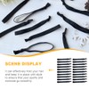 Minkissy 20pcs Adjustable Hair Ties for Men Elastic Ponytail Holders